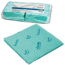 Салфетка универсальная c содержанием микрофибры "Бризи", 35x35 см