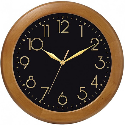 Часы настенные "988958", коричневый