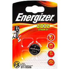 Батарейка литиевая дисковая Energizer "CR2032", 1 шт.