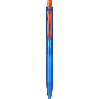 Ручка шариковая автоматическая "Space Up Cyber", 0,7 мм, синий, оранжевый, стерж. синий