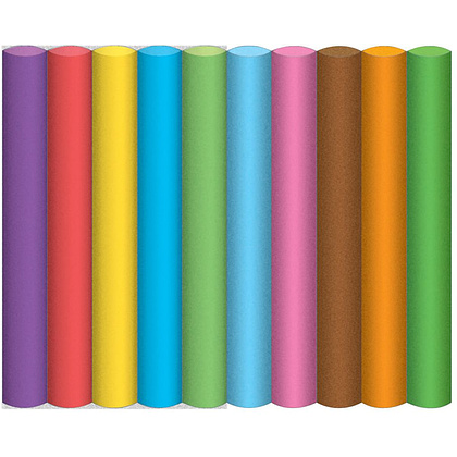 Мелки для доски круглые Maped "Color Peps", 10 цветов, ассорти - 3