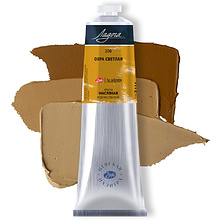 Краски масляные "Ладога", 206 охра светлая, 120 мл., туба