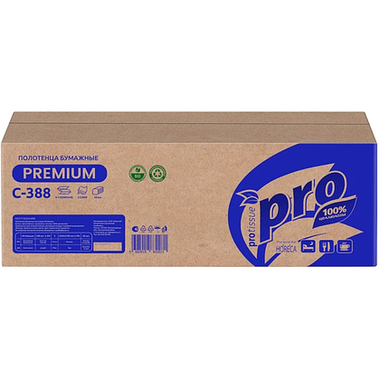 Полотенца бумажные PROtissue, V - сложение, 180 листов, 3 слоя, 100% целлюлоза - 8