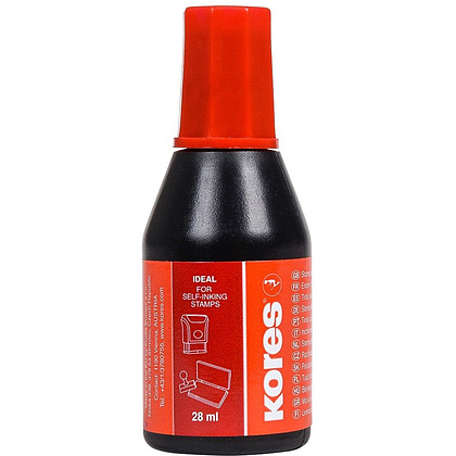 Краска штемпельная, 28 мл, красный