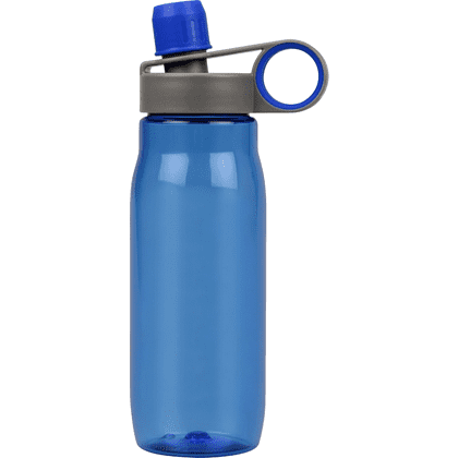 Бутылка для воды "Stayer", пластик, 650 мл, прозрачный синий, серый - 3