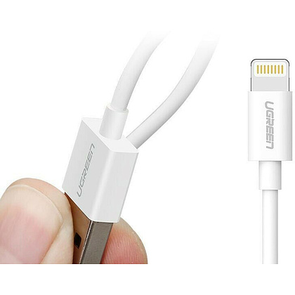 Кабель Ugreen "US155-20728", 1 м, белый - 3