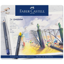 Карандаши цветные "Goldfaber", 24 шт., металлическая упаковка