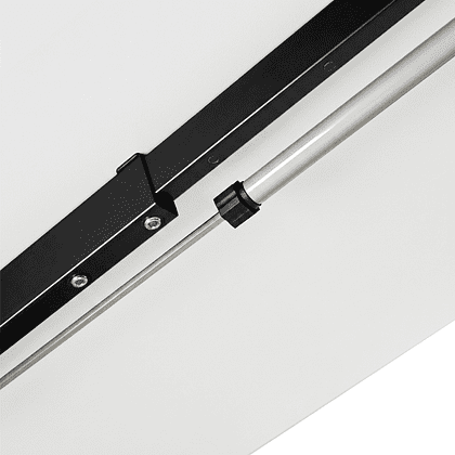 Стол с электроприводом двухмоторный Fit Focus Space Dual (720-1200 мм), черный/Белый альпийский (регулируемый по высоте каркас арт. 9220296 и столешница арт. 9197776)  - 11