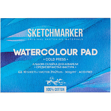 Блок бумаги для акварели "Sketchmarker", А4