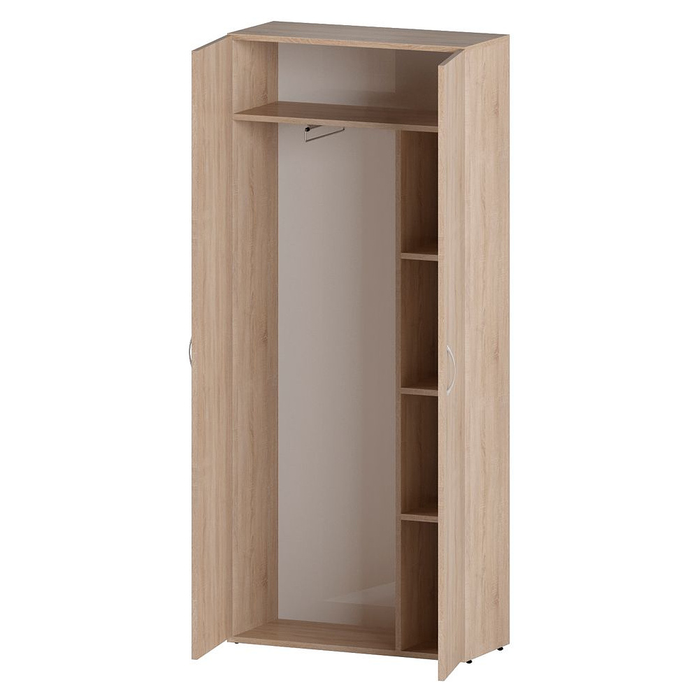 Коллекция Столица шкаф для одежды С-015Р, 800х355х1880 мм, дуб сонома