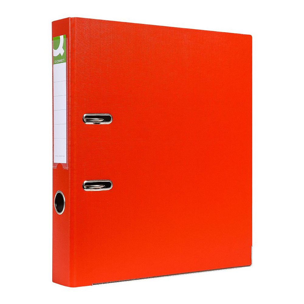 Папка-регистратор "Q-Connect ПВХ Эко", A4, 50 мм, красный