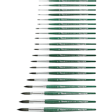 Кисть для рисования "Tintoretto Emerald", синтетика, круглая, №14