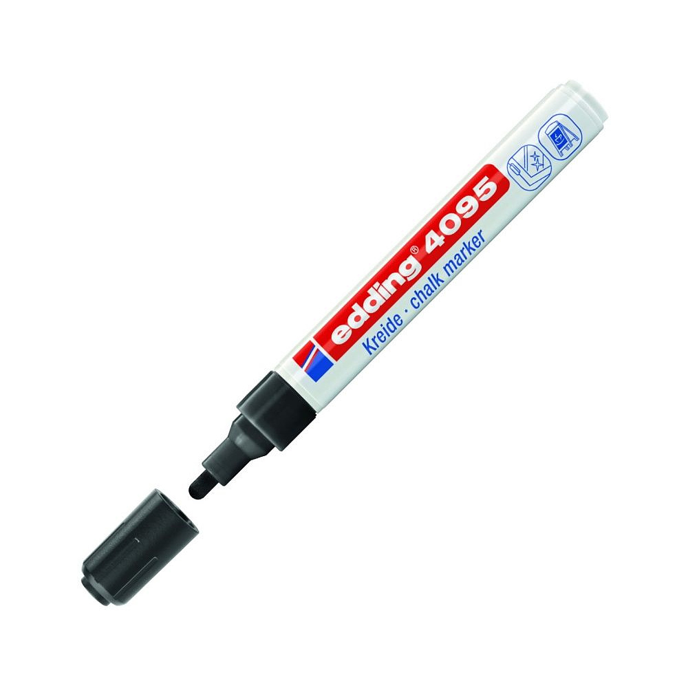 Маркер меловой Edding "4095", белый - 5