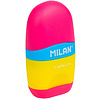 Ластик-точилка Milan "Capsule Mix", 1 отверстие, с контейнером - 2