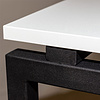 Стол письменный "Лофт Сиэтл ДТ-5", 1200х700х750 мм, черный, белый крафт - 9