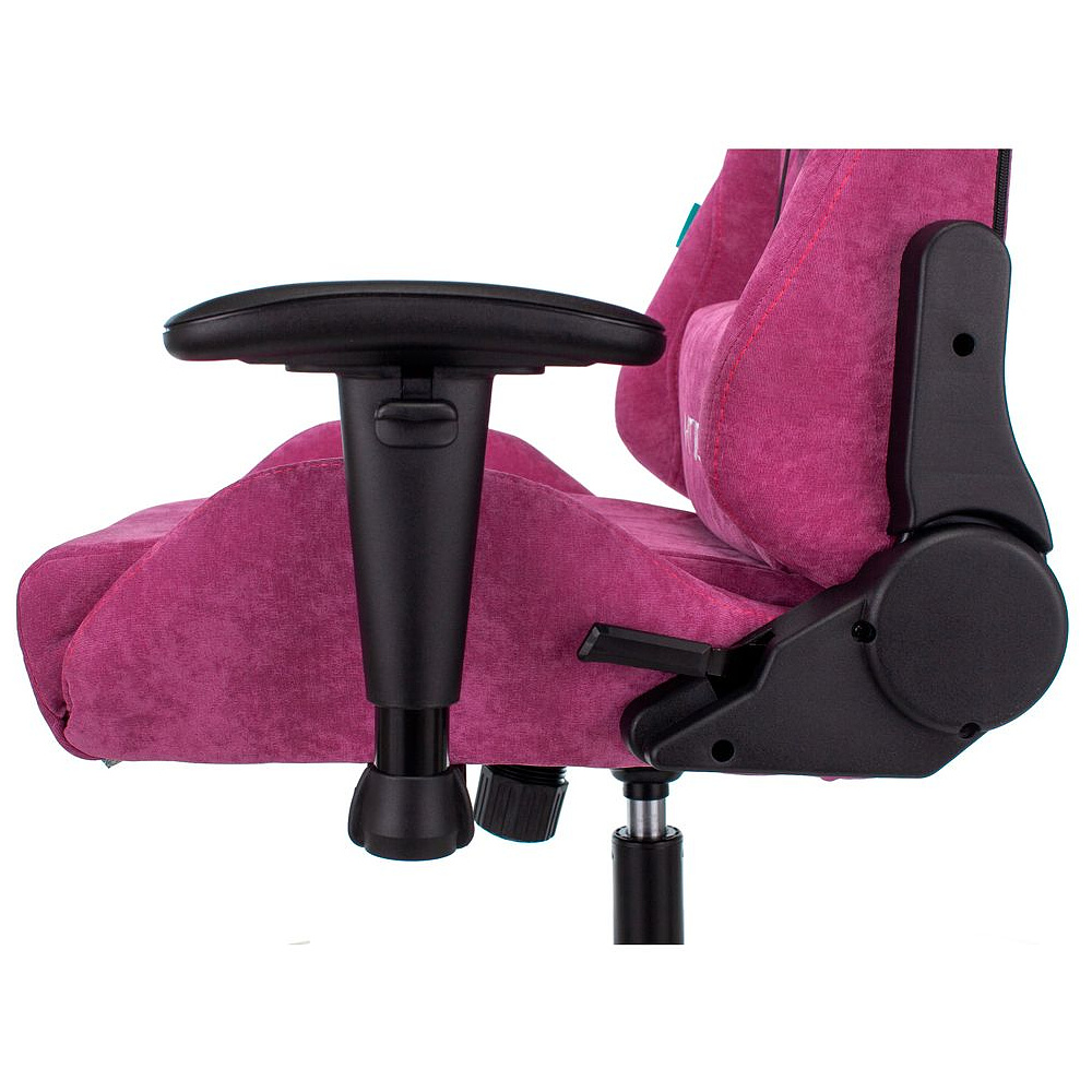 Кресло игровое Бюрократ "VIKING KNIGHT Fabric", ткань, металл, малиновый - 16