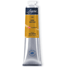 Краски масляные "Ладога", 206 охра светлая, 46 мл, туба