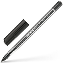 Ручка шариковая "Schneider Tops M", 0.5 мм, прозрачный, стерж. черный