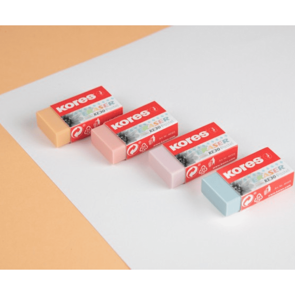 Ластик "KE30", пастельный ассорти - 2