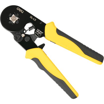 Пресс-клещи Deli YS EDL-L11, 0.25 - 10 мм², квадратная матрица
