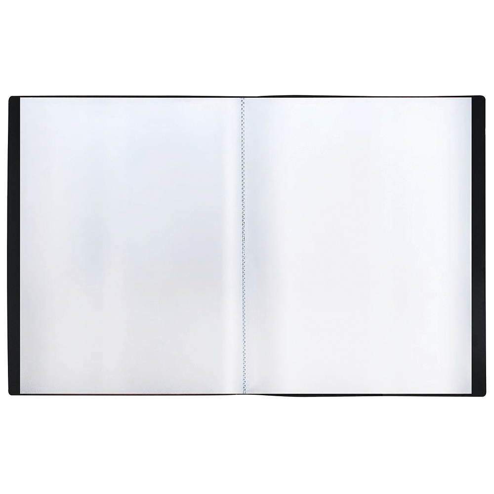 Папка "Стамм", 100 карманов, пласт., черный - 4