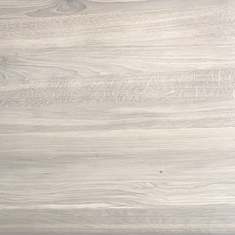 Столешница массив 1300х750х27, Дуб беленый, кромка косая