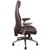 Кресло для руководителя "Бюрократ ZEN", кожа, алюминий, коричневый - 3
