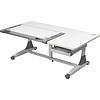 Стол Comf-Pro King Desk, 1400х765х(530-770) мм, белый, зеленый - 4