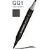 Маркер перманентный двусторонний "Sketchmarker Brush", GG1 серо-зеленый 1
