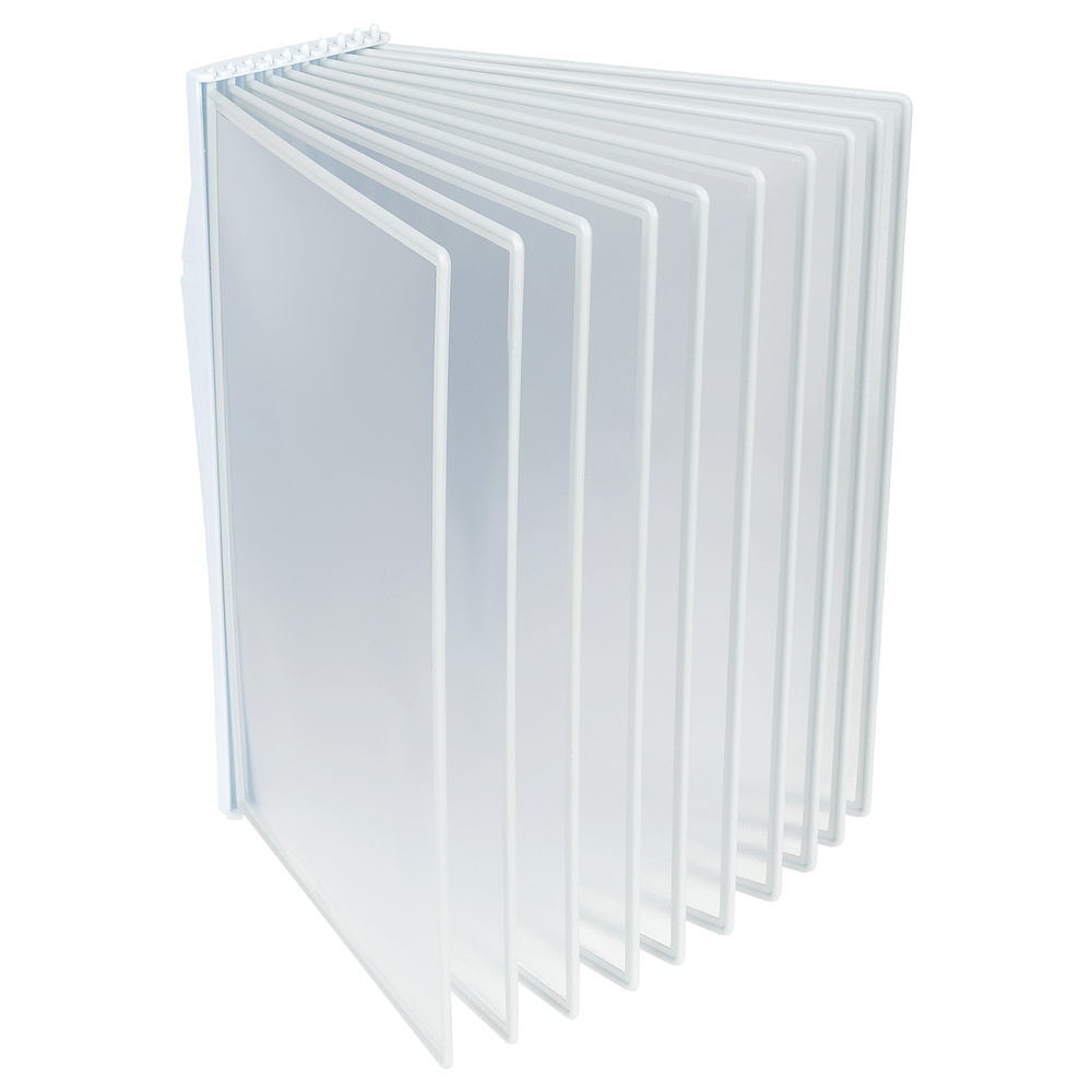 Стойка информационная "OfficeSpace", настенная, A4, белый