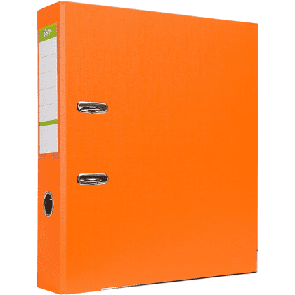 Папка-регистратор "Yesли: ПВХ ЭКО", A4, 50 мм, оранжевый