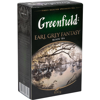 Чай "Greenfield" Earl Grey Fantasy, 100 г, черный