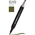 Маркер перманентный двусторонний "Sketchmarker Brush", G10 крокодил
