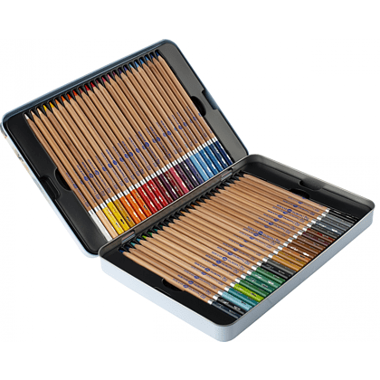 Карандаш акварельный "Белые ночи", набор 36 цветов, жестяной пенал - 3