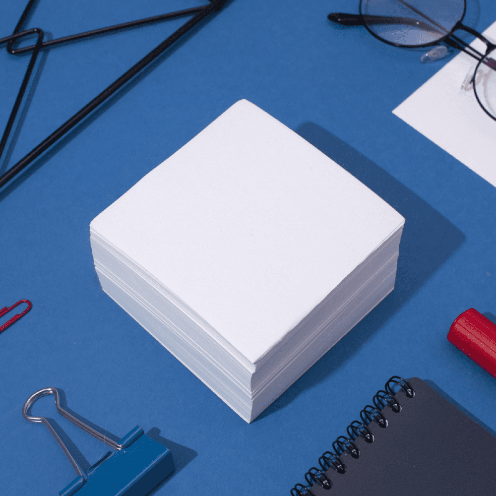 Бумага для заметок "Attache Economy", 90x90x50 мм, белый - 3