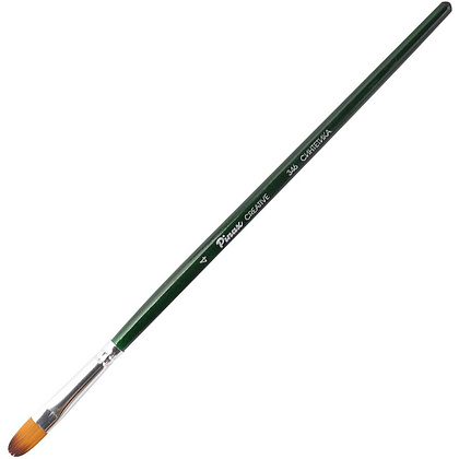 Кисть для рисования "Pinax CREATIVE", синтетика, плоскоовальная, №4