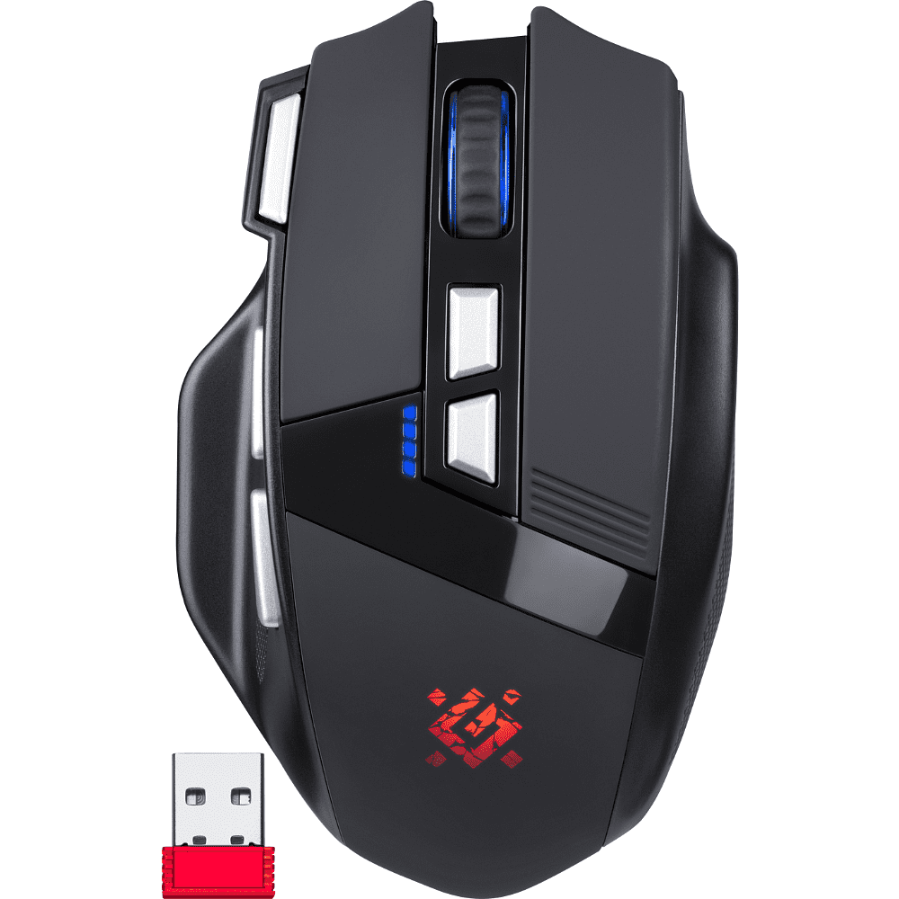 Мышь Defender Knight GM-885, беспроводная, черная - 3