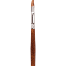 Кисть "Escoda Versatil Brush L/H", синтетика, темно-коричневый, плоская, №8