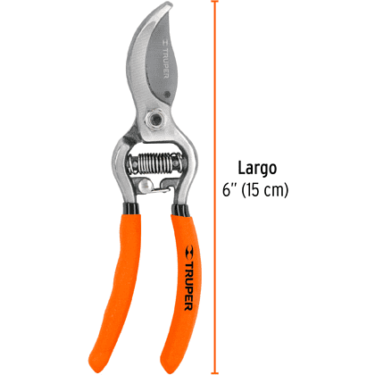 Секатор садовый Truper Т-66, 150 мм, SK5, оранжевый - 2