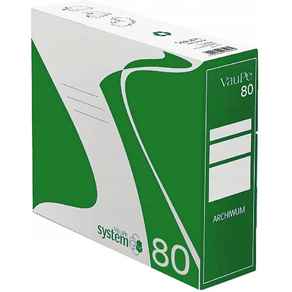 Коробка архивная "VauPe", 290x340x80 мм, зеленый