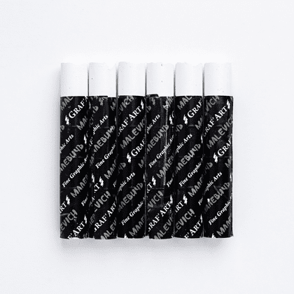 Пастель масляная "Малевичъ" профессиональная, белая, 6 шт. - 5