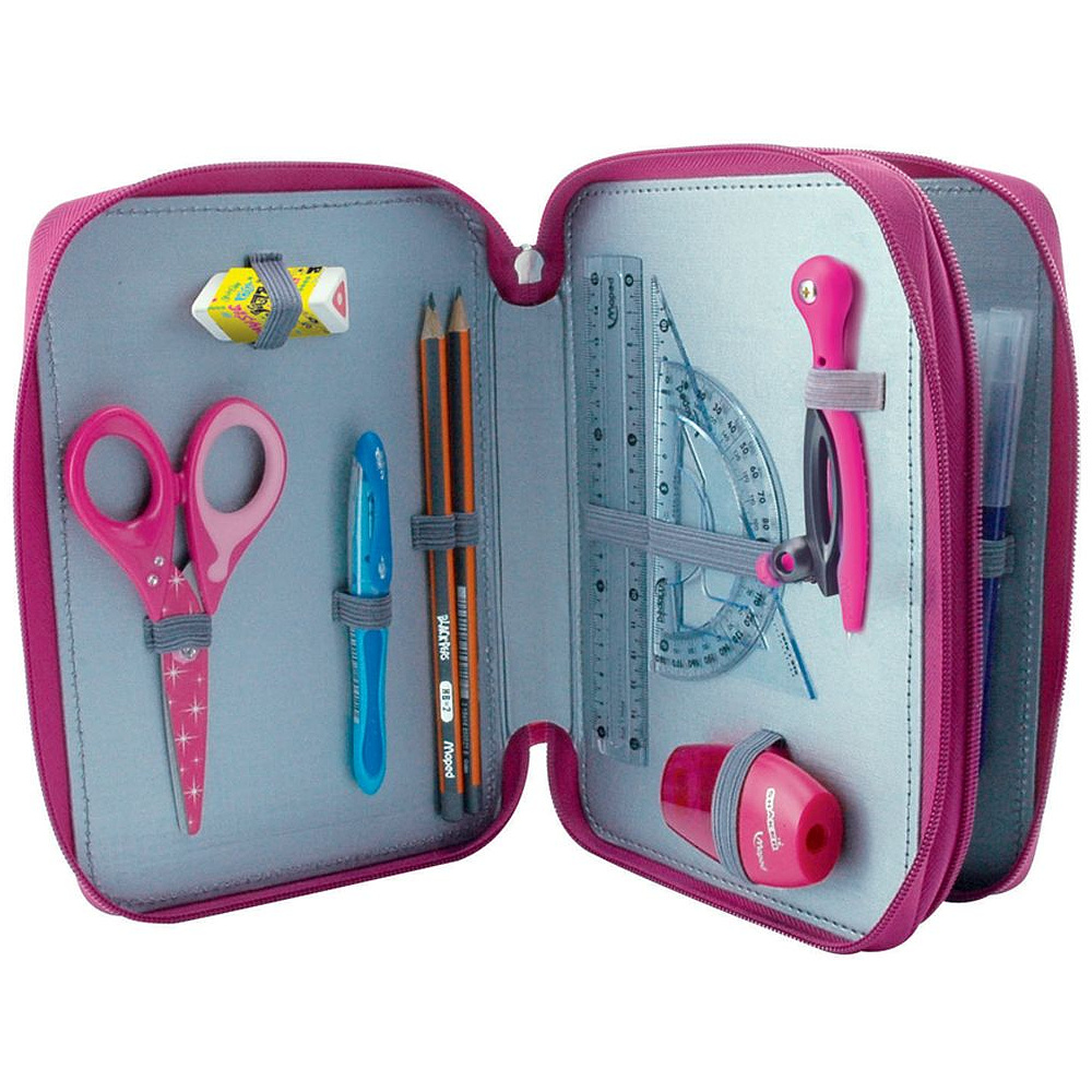 Пенал Maped "Girly", 2 отделения, с наполнением - 2