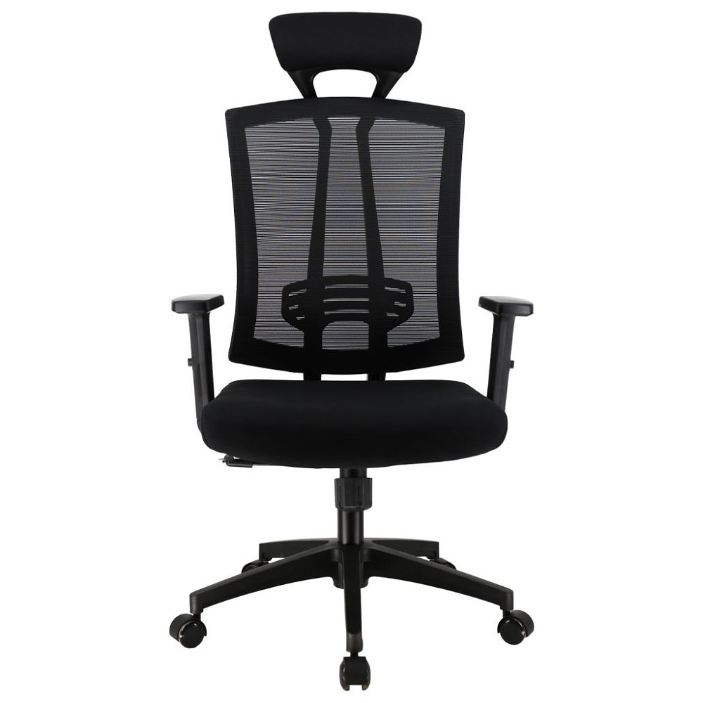 Кресло для руководителя EVERPROF "Grant", сетчатая ткань, пластик, черный - 2