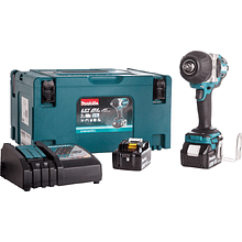 Аккумуляторный гайковерт MAKITA DTW1002RTJ, 18 В, 1050 Нм, 1/2", 5.0Ачx2, MakPac 3