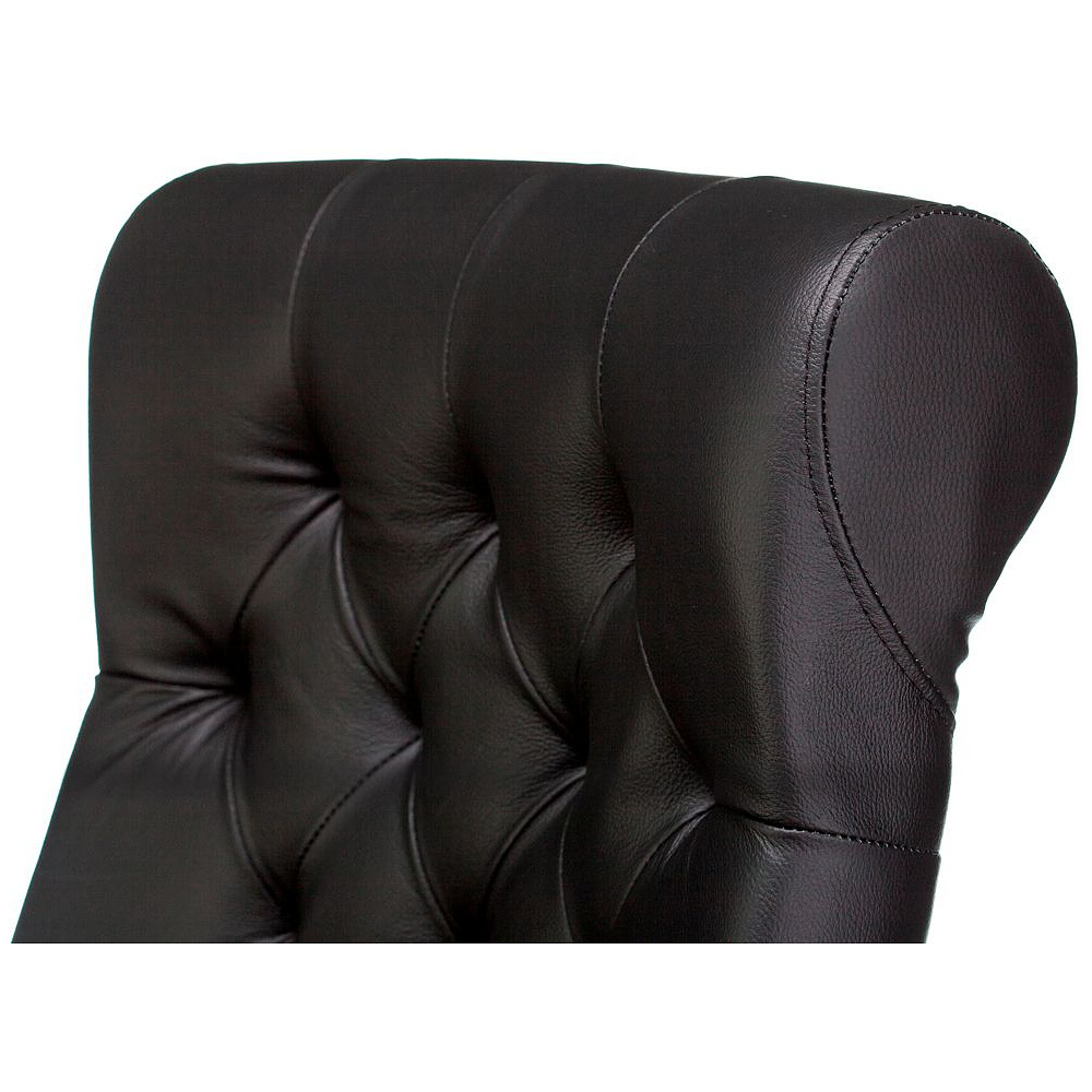 Кресло для руководителя Бюрократ T-9928WALNUT, кожа, металл/дерево, черный - 7