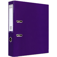 Папка-регистратор "VauPe", А4, 50 мм, ламинированный картон, фиолетовый