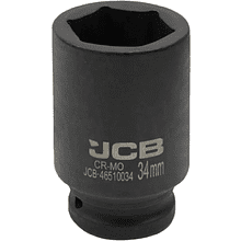 Головка ударная шестигранная глубокая JCB-46510034 3/4"