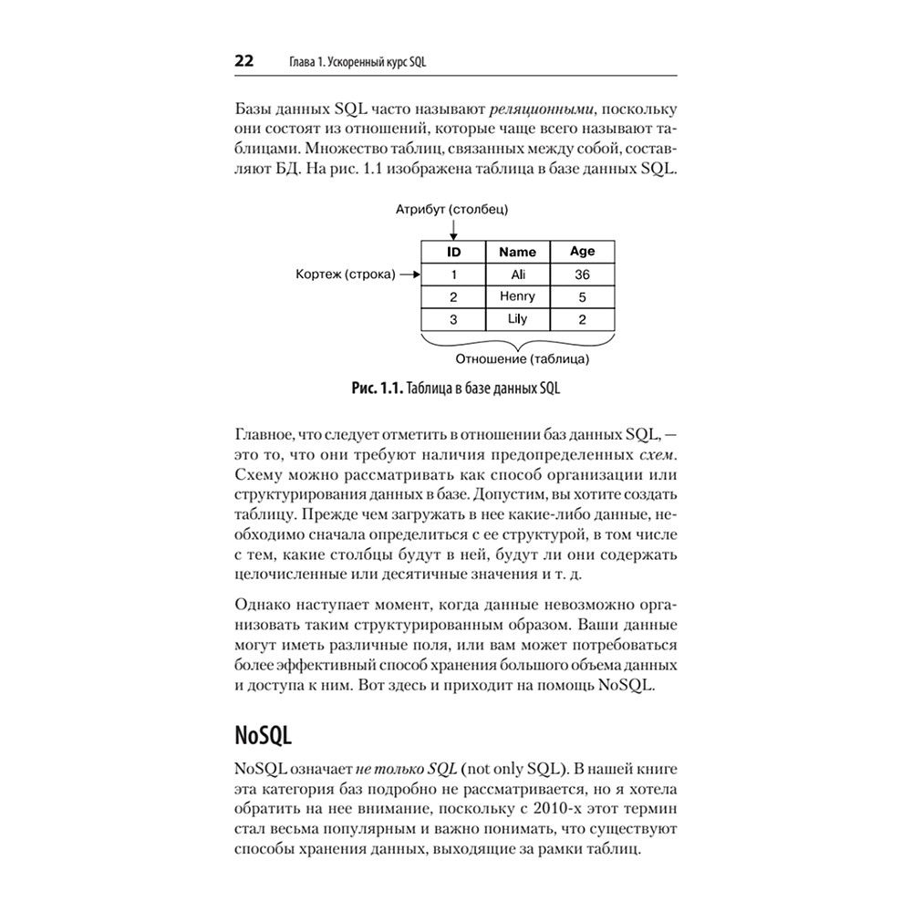 Книга "SQL. Pocket guide, 4-е изд.", Элис Жао - 10