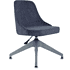 Кресло "Бюрократ CH-340GLZ", ткань, синий, каркас пластик, корпус серый