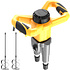 Миксер строительный Deli YS EDC177, 1800 Вт, 2 венчика, желтый